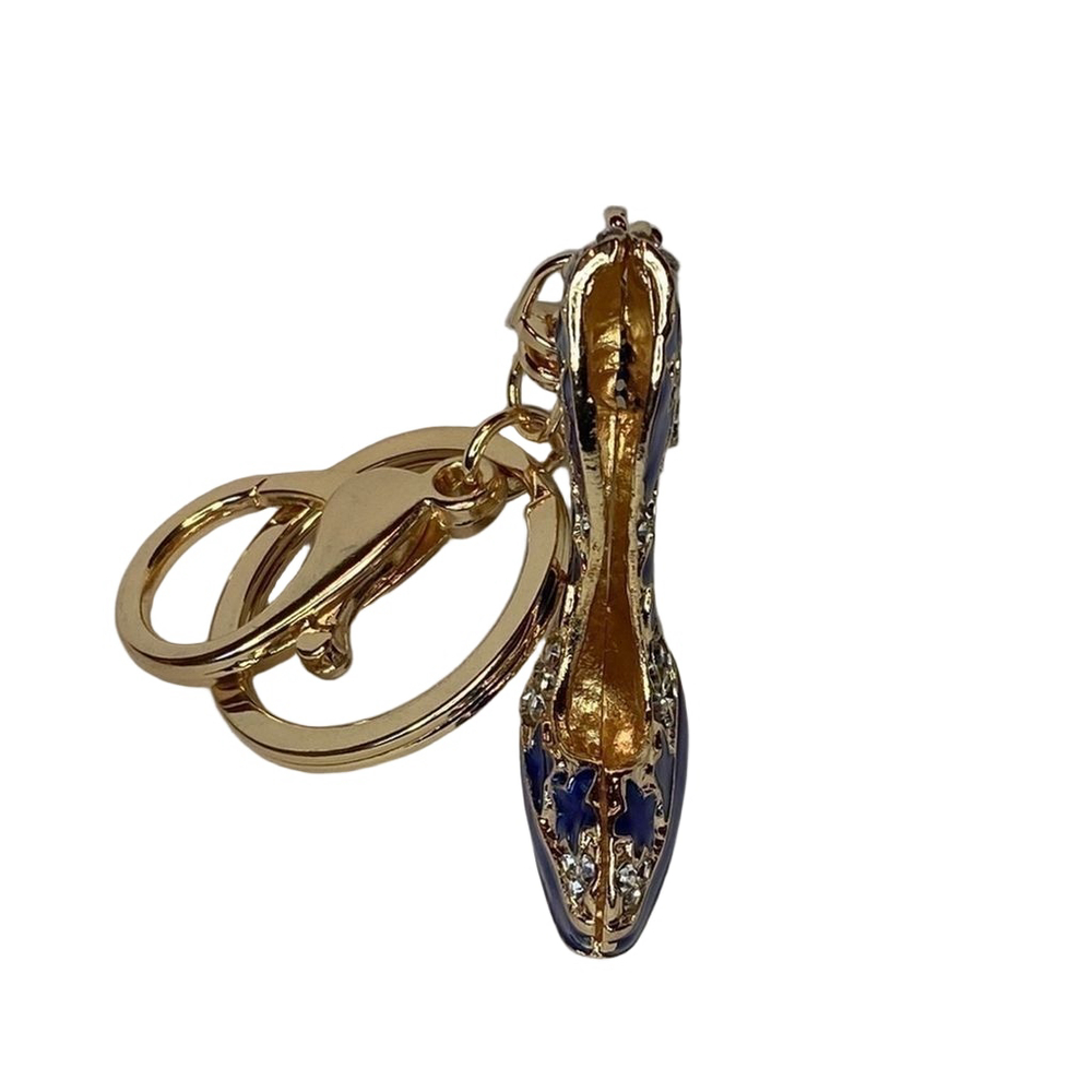 BLUE & GOLD HEEL KEYCHAIN ✨✨✨ - Picture 3 of 3